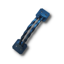 Ручка-скоба кованая черная