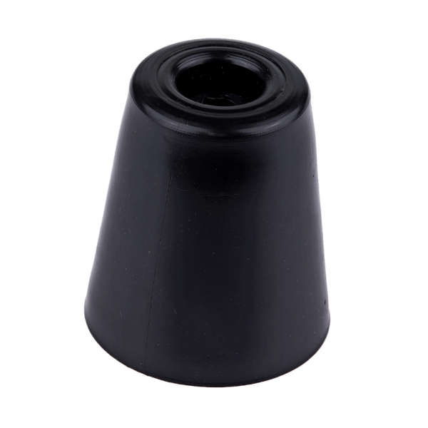 Дверной ограничитель резиновый 80 мм. черный