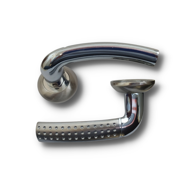 Ручка на розетці KEDR R 07.026-AL SN/CP нікель