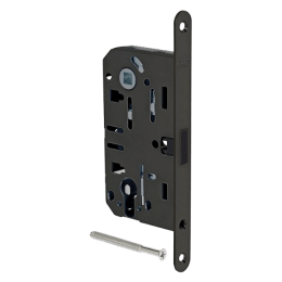 Замок магнитный межкомнатный AGB Polaris PZ черный