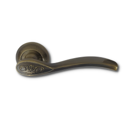 Ручка на розетке Kedr R 10.1313-AL AB бронза