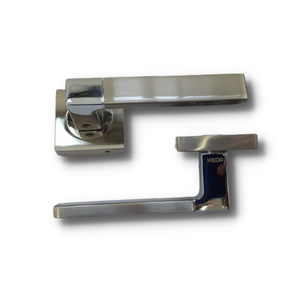 Ручки на розетке KEDR R 06.081-AL SN/CP никель