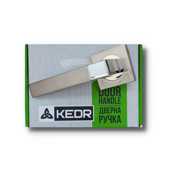 Ручки на розетке KEDR R 06.081-AL SN/CP никель
