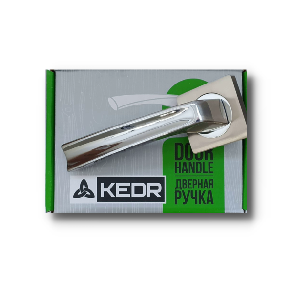 Ручки на розетці KEDR R 06.140-AL SN/CP нікель