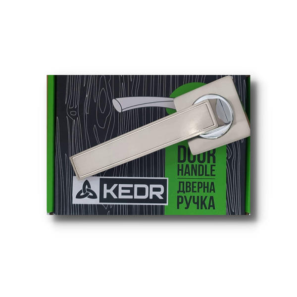 Ручка на розетке KEDR R 08.348-AL SN/CP никель