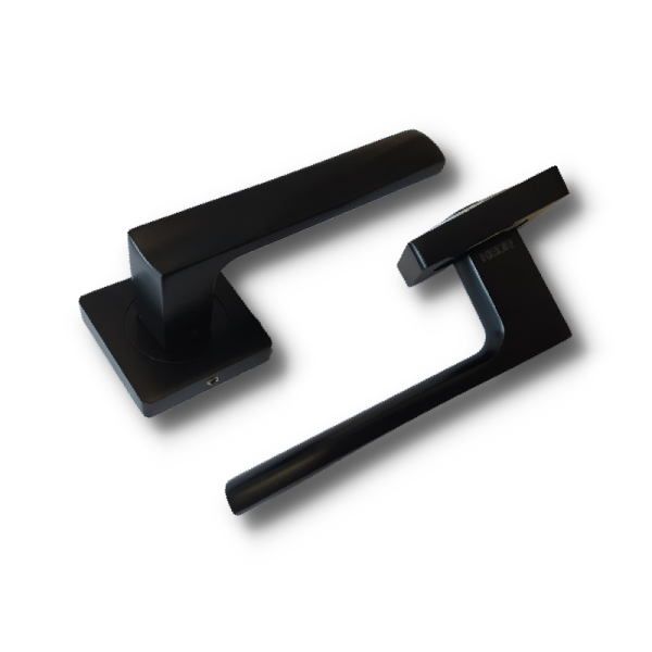 Ручка на розетці KEDR R 06.144-AL Black mat