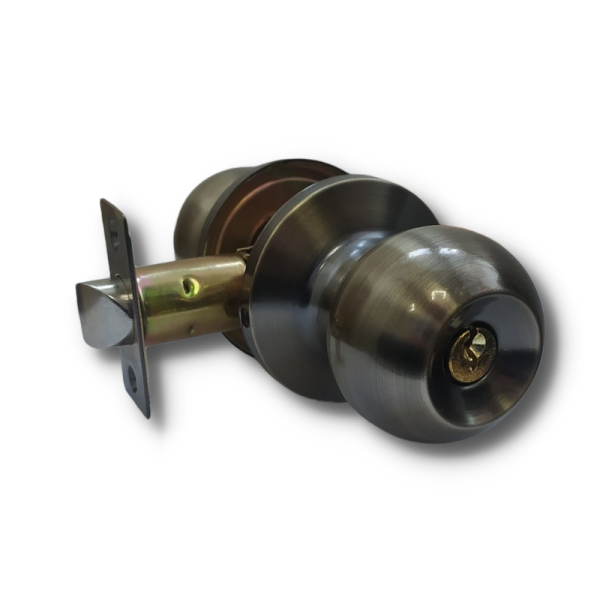 Дверные ручки с защелкой и фиксатором Kedr 672ET-AB бронза