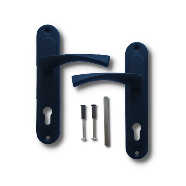 Дверная ручка на планке ASPECT РП-85.23 черная