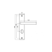 Дверная ручка TRION FLASH-AL-WC black