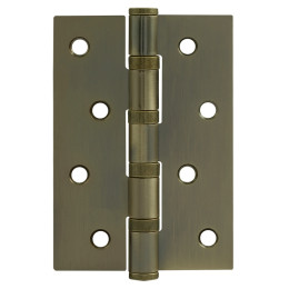 Петля дверная универсальная Kedr 100*75 В4 AB бронза