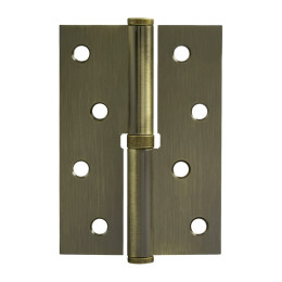 Петля дверная Kedr 100*75 R AB бронза