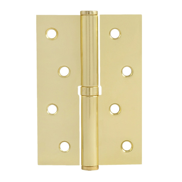 Петля дверная Kedr 100*75 L G золото