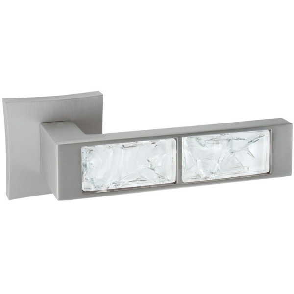 Дверна ручка ORO&ORO 203-13E White Glass