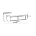 Дверна ручка ORO&ORO 203-13E White Glass
