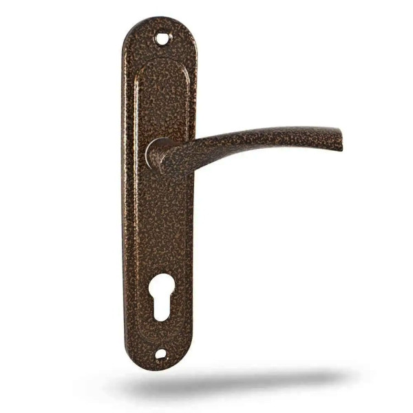 Дверная ручка на планке ASPECT РП-55.23 медь