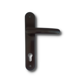 Дверна ручка на планці Klamka 90 мм. коричнева