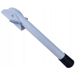 Упор откидной ножка 25*300 мм. белая