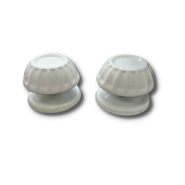 Дверна ручка-стяжка Зефір біла