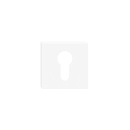 Квадратная накладка под ключ Metal-Bud PZ белая