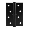 Петля дверна Kedr 100*75 L  Black чорна