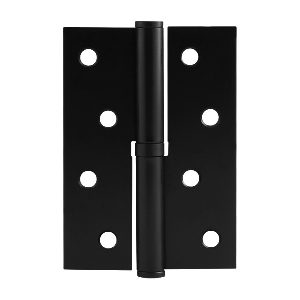 Петля дверна Kedr 100*75 L Black чорна