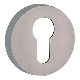 Круглая накладка под ключ Metal-Bud PZ матовый хром