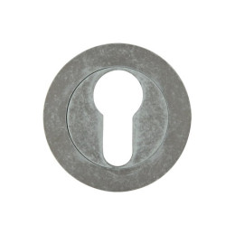 Круглая накладка под ключ Metal-Bud  античное серебро