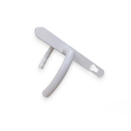 Ручка на металопластикові двері Akpen 25 * 92 мм. біла