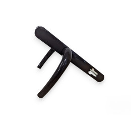 Ручка на металопластикові двері Akpen 25 * 92 мм. коричнева