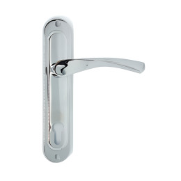 Дверна ручка на планці Kеdr AL 85.0123 хром