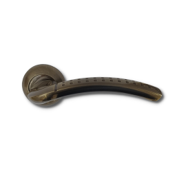 Ручка на розетці KEDR R 07.026-AL AB бронза