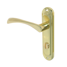 Дверна ручка на планці USK 62-012 WC золото