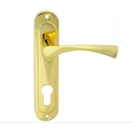 Дверна ручка на планці USK 62-012 золото