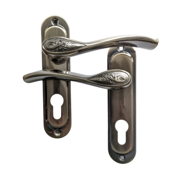 Ручка дверна на планці Кедр AL 62.1313 PZ бронза