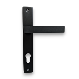 Дверна ручка на планці Klamka kw. 85-35 мм чорна