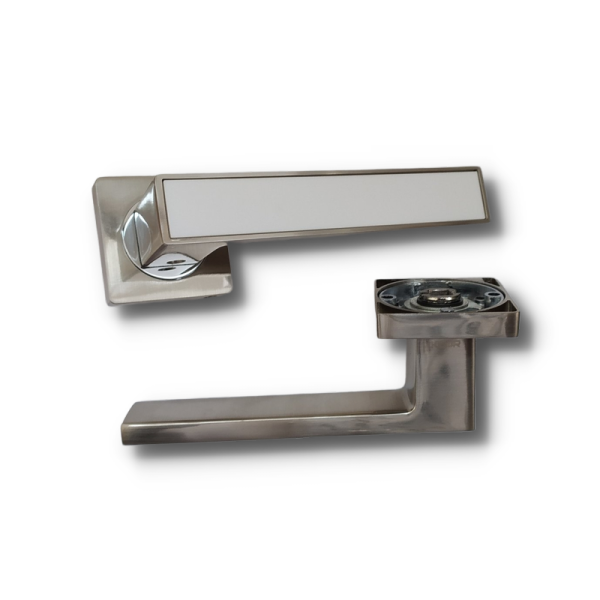 Ручка на розетці KEDR R 08.810-AL SN/CP-White