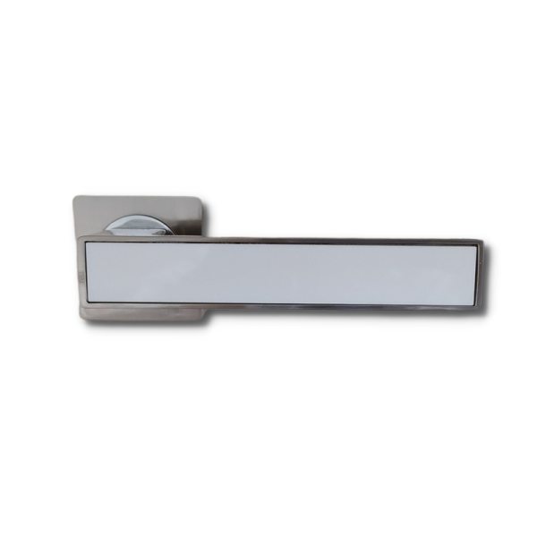 Ручка на розетці KEDR R 08.810-AL SN/CP-White