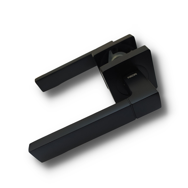 Ручки на розетці KEDR R 06.081-AL Black mat