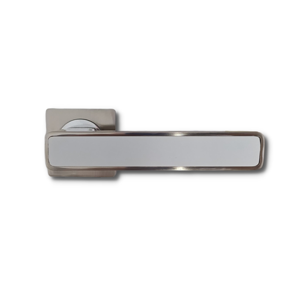 Ручка на розетці KEDR R 08.820-AL SN/CP-WHITE