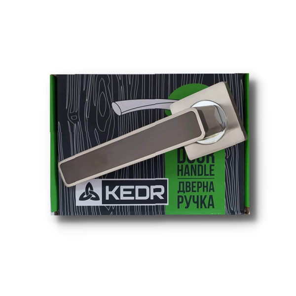 Ручка на розетке KEDR R 08.820-AL SN/GR-GRAFFITE
