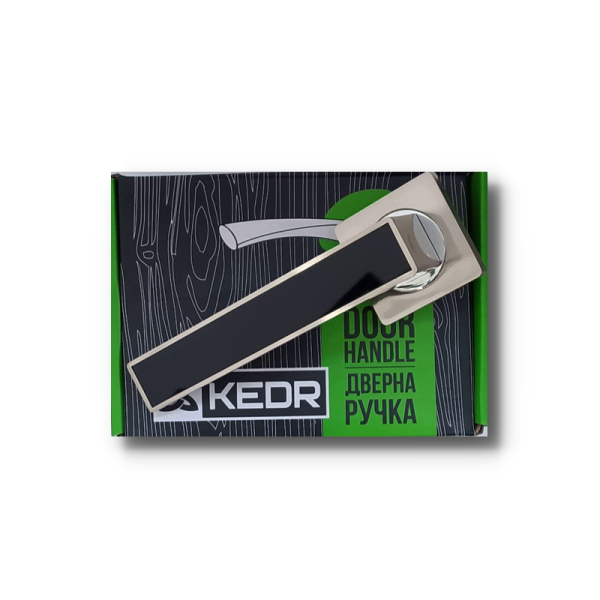 Ручка на розетці KEDR R 08.810-SN/CP-BLACK
