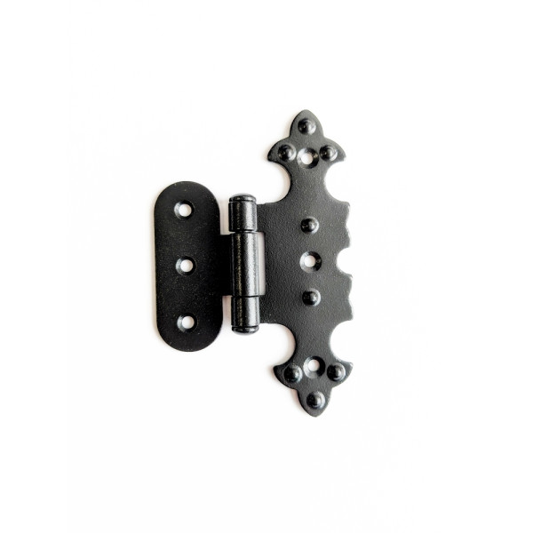 Петля декоративная накладная фигурная ZC-05 Black