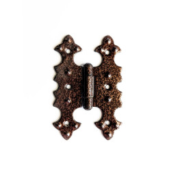 Петля декоративна накладна фігурна ZC-06 Мідь