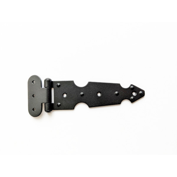 Петля декоративная накладная фигурная ZC-23 Black