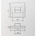 Накладка-вороток Sempra WC-3016-NISM