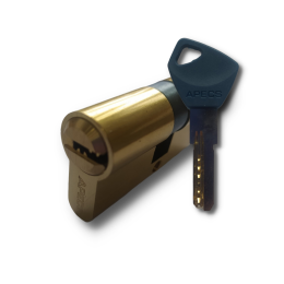 Циліндр замку APECS EM60 (30*30) золото