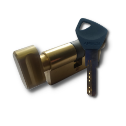 Циліндр замку APECS EM70 (30*40Т) золото