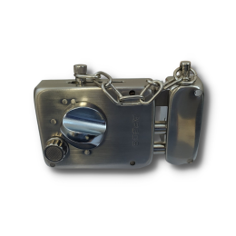 Замок накладной APECS 0096-C-S никель