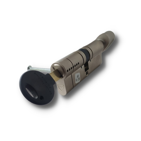 Циліндр замку RB DIN_KT KEYLOCX 100 (50*50T) нікель