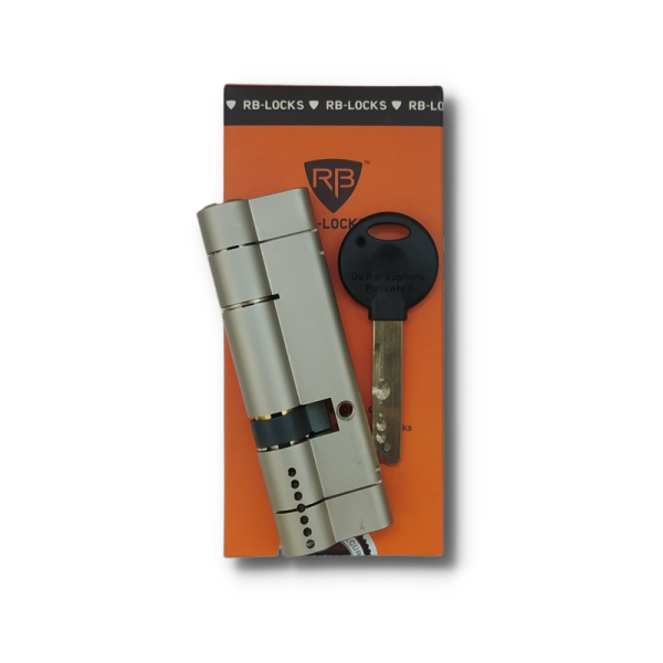 Циліндр замку RB DIN_KK KEYLOCX 100 (35*65) нікель